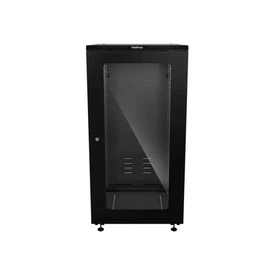 RACK DE PISO 24UX19PX670MM DESMONTADO PRETO INTELBRAS N SP