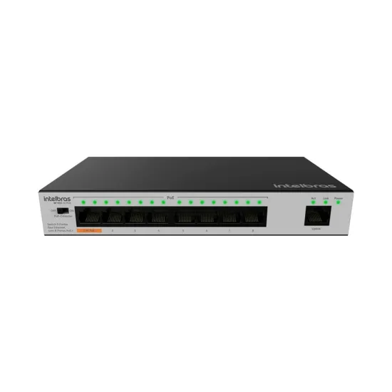 SWITCH 9 PORTAS FAST COM 8 PORTAS POE+ SF 900 HI-POE SKD SP