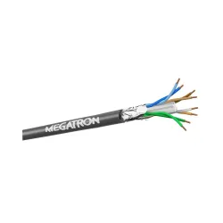 CABO LAN CAT6 CM - F/UTP 4PX23AWG - BLINDADO 500M PRETO SP
