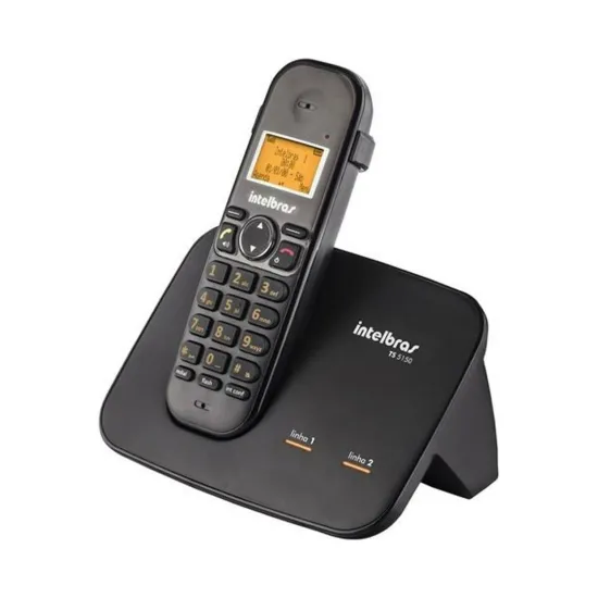 TELEFONE SEM FIO INTELBRAS TS 5150 2 LINHAS - STS SP