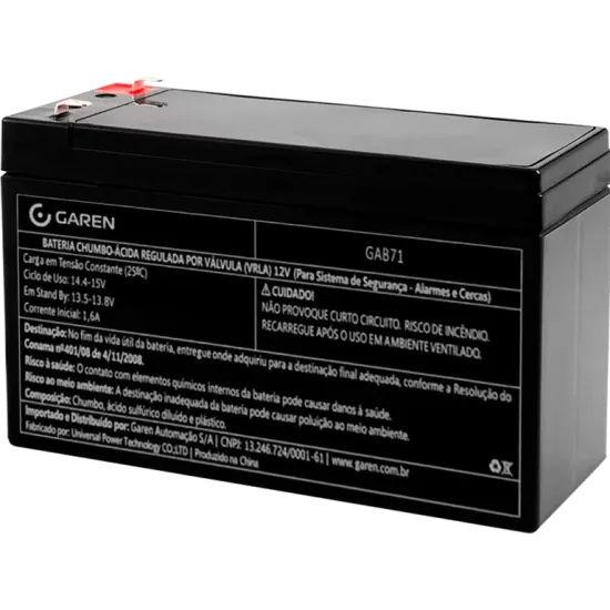 BATERIA CHUMBO-ÁCIDA REGULADA POR VÁLVULA (VRLA) 12V SP