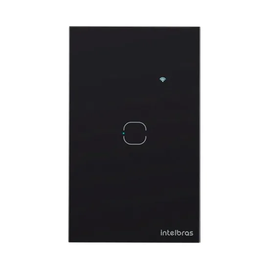 INTERRUPTOR TOUCH SMART WI-FI 1 TECLA EWS 1001 - PRETO SP