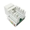 CONECTOR FÊMEA RJ45 KEYSTONE CAT.5E BRANCO SP
