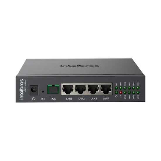 ONT 140 POE MODEM ÓPTICO 4 PORTAS 10/100/1000 POE SP