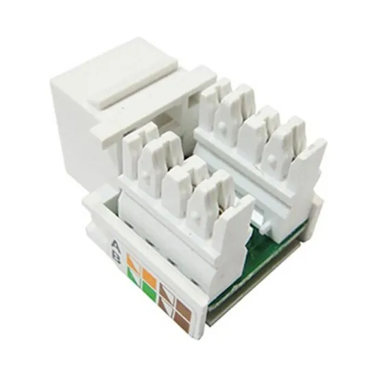 CONECTOR FÊMEA RJ45 KEYSTONE CAT.5E BRANCO SP