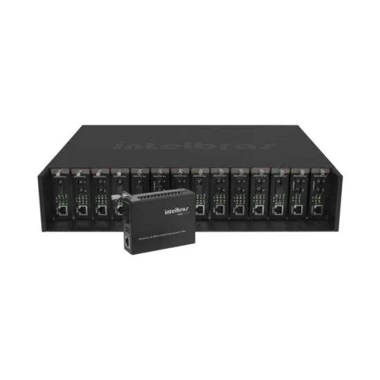 CHASSIS PARA CONVERSOR DE MÍDIA KX 1400 R PARA RACK 19 SP