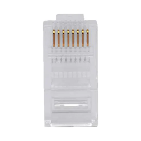 PINO JACK RJ-45 8X8 CAT5E CONEX 1000 VAZADO PASSAGEM C/ 50PC SP