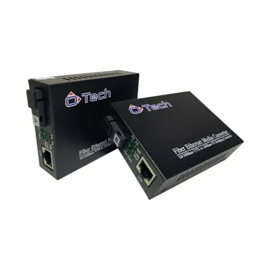 CONVERSOR DE MIDIA FAST ETHERNET 10/100M SM 1FO 20KM (PAR A-B) - OTECH 24123+24124 SP