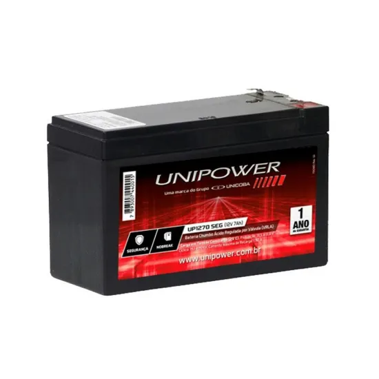 BATERIA ESTACIONARIA SELADA VRLA 12V 7AH MOD.UP1270SEG SP