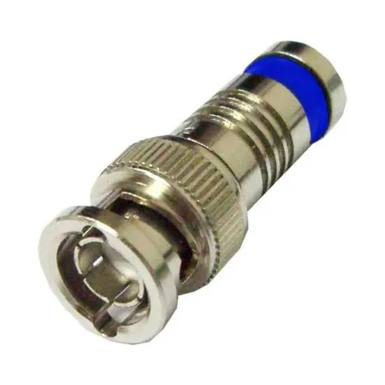 CONECTOR DE COMPRESSÃO RG59 BNC - 10 PC SP