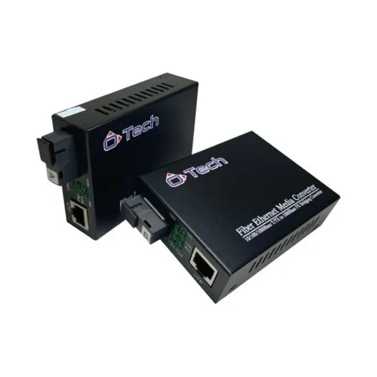 CONVERSOR DE MIDIA WDM GIGABIT MONOMODO 20KM (PAR A-B) - OTECH SP