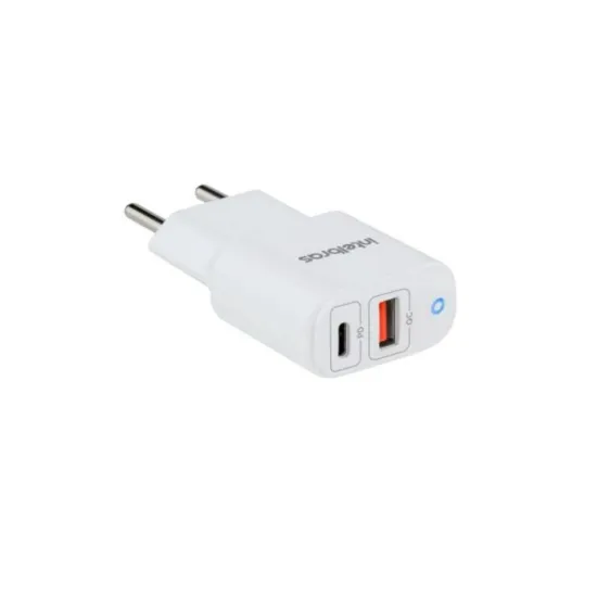 CARREGADOR USB-A E USB-C ULTRARRAPIDO - EC 11 POWER 20W SP