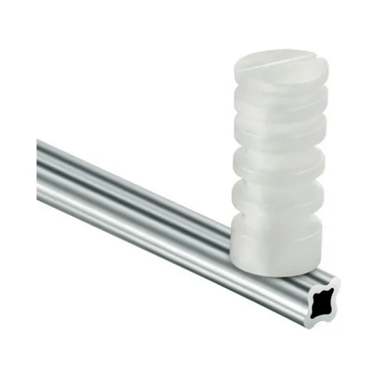 HASTE ESTRELA ALUMÍNIO 1 METRO 6 ISOLADORES SP