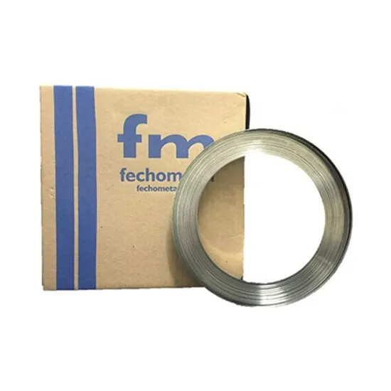 FITA DE ACO INOX 3/4 ROLO 25 METROS FECHOMET ACO 430 FUSIMEC SP