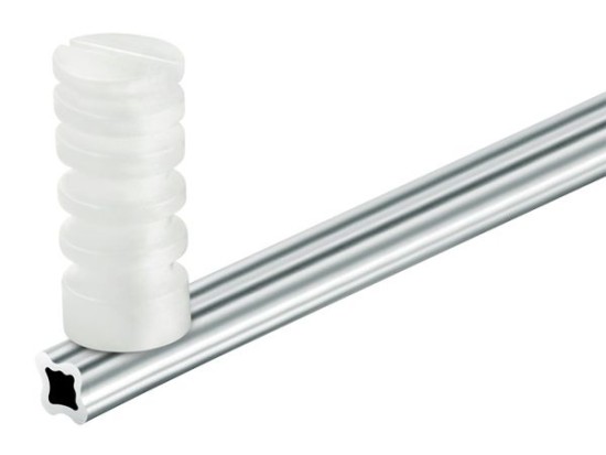 Haste de Alumínio Tipo "Estrela" com 6 Isoladores 1 Metro