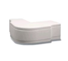 COTOVELO PLANO 90 GRAUS DEXSON 40X40CM BRANCA - SCHNEIDER