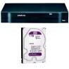 NVR, HVR Stand Alone Intelbras NVD 1208 8 Canais, para Camera IP, OnVif + HD WD Purple 1TB