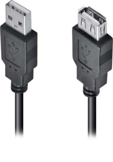 Cabo USB Extensor Macho e Fêmea 1.8 Metros
