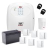 Kit Alarme Sem Fio JFL Central Brisa Cell Com Discadora GSM e 7 Sensores Sem Fio