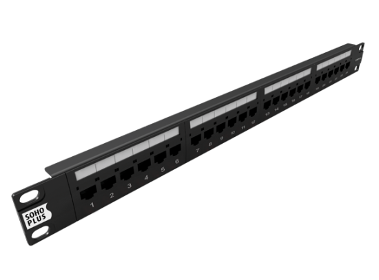 PATCH PANEL SOHOPLUS CAT.6 T568A/B 24P – ROHS