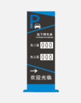 Parking Guidance Outdoor Number 8 LED Screen Module