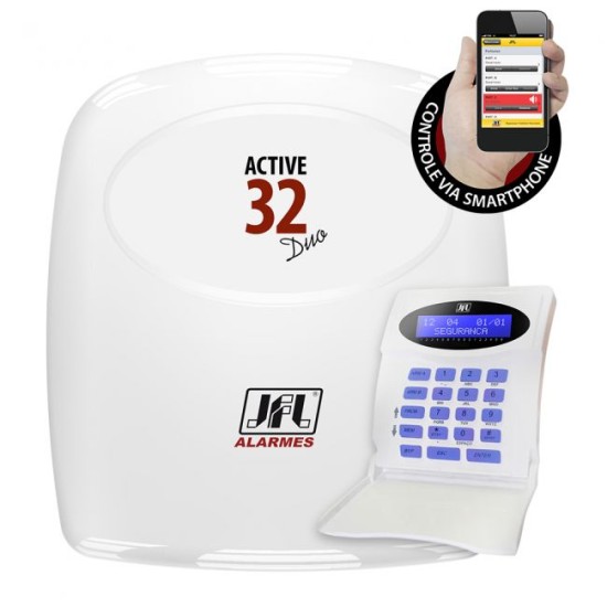 Central de Alarme Monitoravel Active 32 DUO JFL