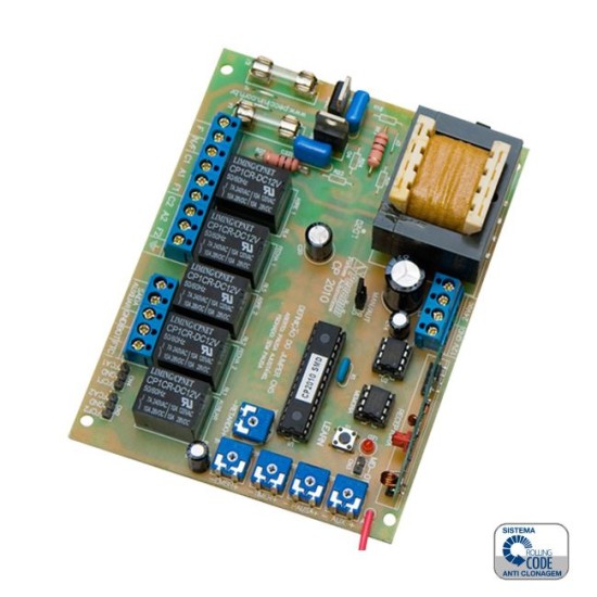 Placa Central Eletrônica Dupla CP 2010 Peccinin