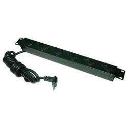 Calha 6 Tomadas 20a Preto - Padrão Novo