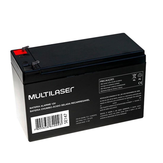 Bateria de Alarme e Cerca Elétrica Multilaser SE147