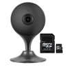 Câmera Interna com Inteligência Artificial iM3 Intelbras Wi-Fi Full HD 1080P 2,8mm 2MP Preta + Cartão de Memória De 32GB