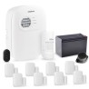 Kit Alarme Intelbras Sem Fio Comunicação Internet Via Smartphone Central ANM 24 NET Com 9 Sensores 29938