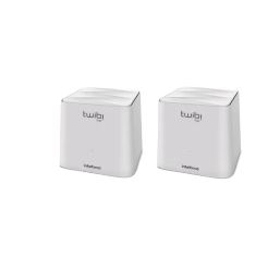CONJUNTO ROTEADOR WIRELESS INTELBRAS MESH TWIBI GIGA COBERTURA DE ATÉ 180m² DUAL BAND PORTA GIGA4750069
