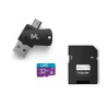 Cartão De Memória Micro SD 32Gb UHS-I Multilaser MC151 + Adaptador para USB, Micro USB e Cartão SD
