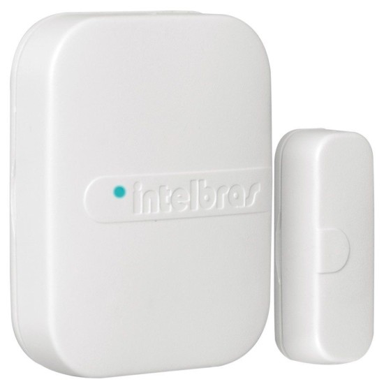 Sensor Magnético de Abertura de Porta e Janela XAS 4010 Smart Intelbras Sem Fio
