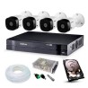 Kit 4 Câmeras de Segurança Intelbras HDCVI Completo c/ DVR MHDX 1104 Intelbras