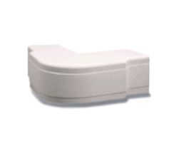 COTOVELO PLANO 90 GRAUS DEXSON 100X45CM BRANCA - SCHNEIDER