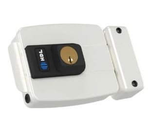Fechadura Elétrica C90 Dupla Fixa Branca HDL