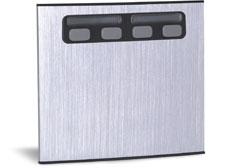 Unidade Externa de Porteiro Eletrônico Duplo 4 Botões Compor MOD 4C 90.02.01.848