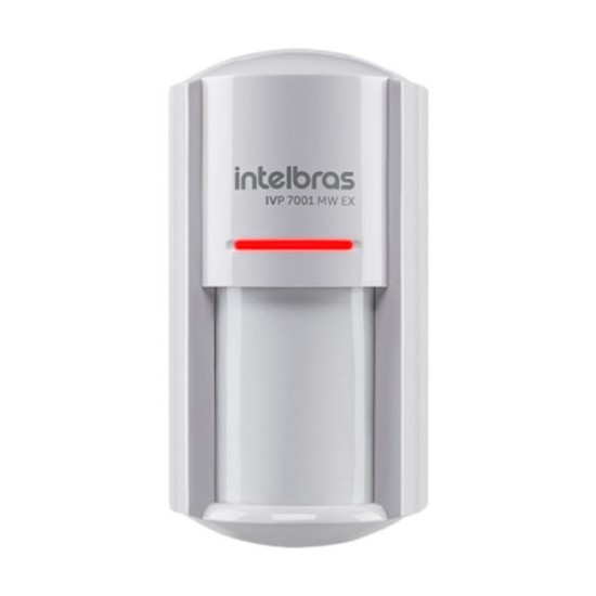 Sensor de Movimento Infravermelho Externo IVP Com Tripla Tecnologia IVP 7001 MW EX Intelbras