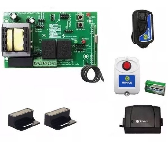 KIT CENTRAL PLACA PORTÃO AUTOMÁTICO IMA TX CAR BOTOEIRA