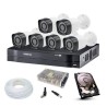 Kit 6 Câmeras de Segurança HD Completo c/ DVR 8 Canais MHDX 1108 Intelbras