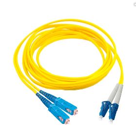 CORDAO OPTICO DUPLEX SM 9/125 SC/LC 2M AMP