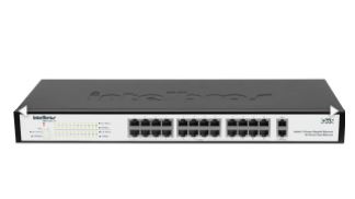 Switch 24 Portas Fast Ethernet SG 2620 QR Intelbras