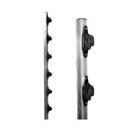 HASTE IND LISA 1M C/6 ISOLADORES W 30X30 (BARRA TUBULAR)