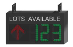 Parking Guidance 1-Way Indoor Number 8 LED Screen