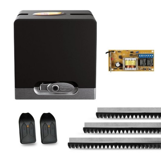 Kit Motor de Portão PPA Automatizador 1/4 HP Deslizante DZ HUB 450 KL