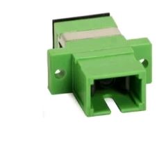 ADAPTADOR OPTICO SC (APC) SIMPLEX SM VERDE SEM FLANGE (RI)