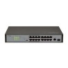 Switch 16 Portas 10/100 Poe + 1 Gigabit + 1 Sfp Sf 1811 Poe