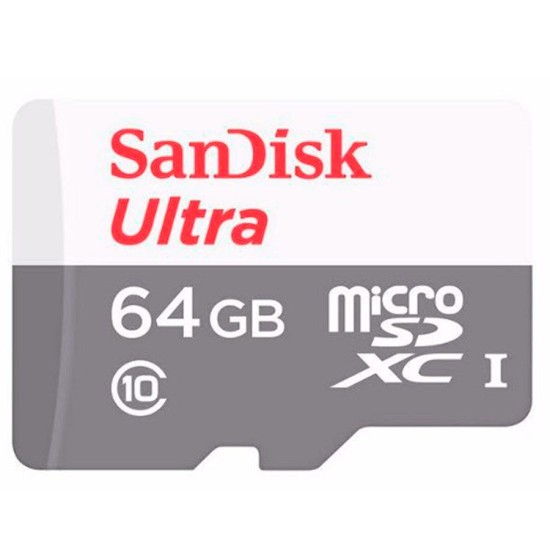 Cartão de Memória Micro SD 64GB SanDisk UHS-I para Câmeras CFTV e Smartphones