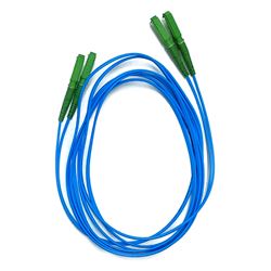 Cordão óptico Duplex Sm(9) 2,5mt (e2000 Apc/e2000 Apc)